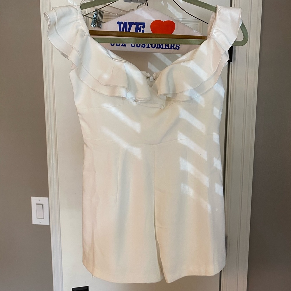 Superdown Off the Shoulder Romper